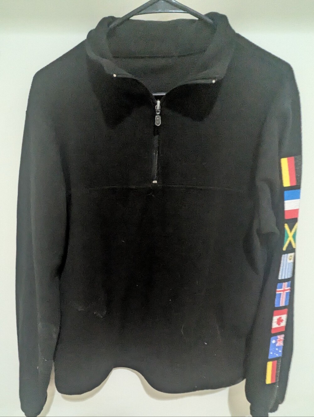 Black Half-Zip Sweater